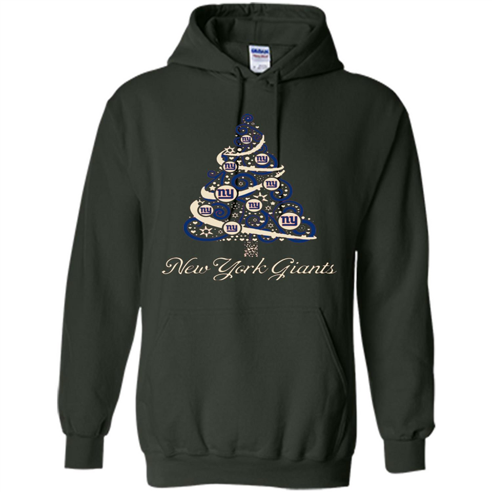 New York Giants NFL Football Team Logo Christmas Tree T-Shirt - Hoodie