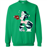 Los Angeles Rams Toilet Santa Claus PINGPONG