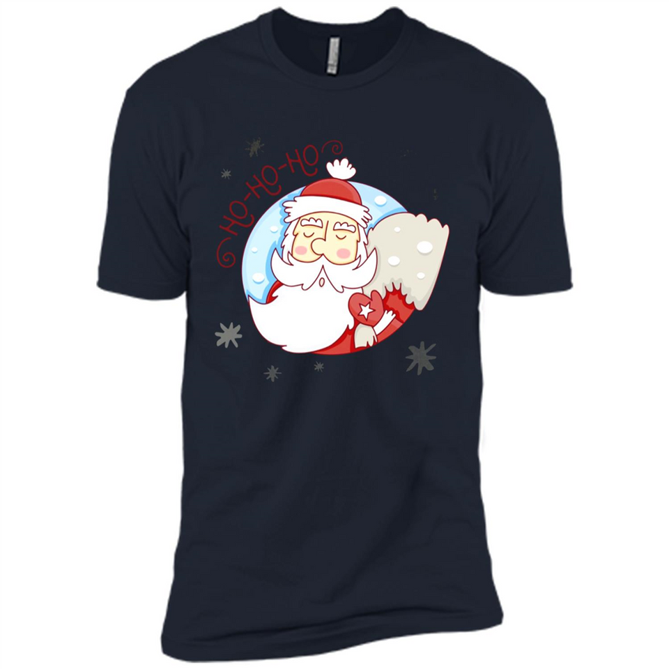 Cute Santa Claus Ho Ho Ho - Premium Short Sleeve T-Shirt
