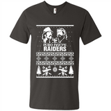 Puro Pinche Raiders Ugly Christmas Sweater - Men's V-Neck