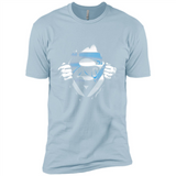 Carolina Panthers And Superman Fans - Premium Short Sleeve T-Shirt