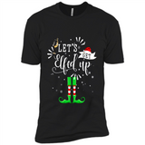 Let's Get Elfed Up Funny Drinking Wine Christmas Elf PINGPONG
