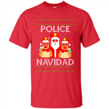 FUNNY POLICE NAVIDAD T-SHIRT Santa Christmas Party - Shirt