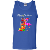 Flamingo Christmas Shirt, Merry Christmas Shirt , Flamingo - Tank Top