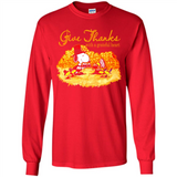 Snoopy Thanksgiving Give Thanks With A Grateful Heart - Long Sleeve T-Shirt