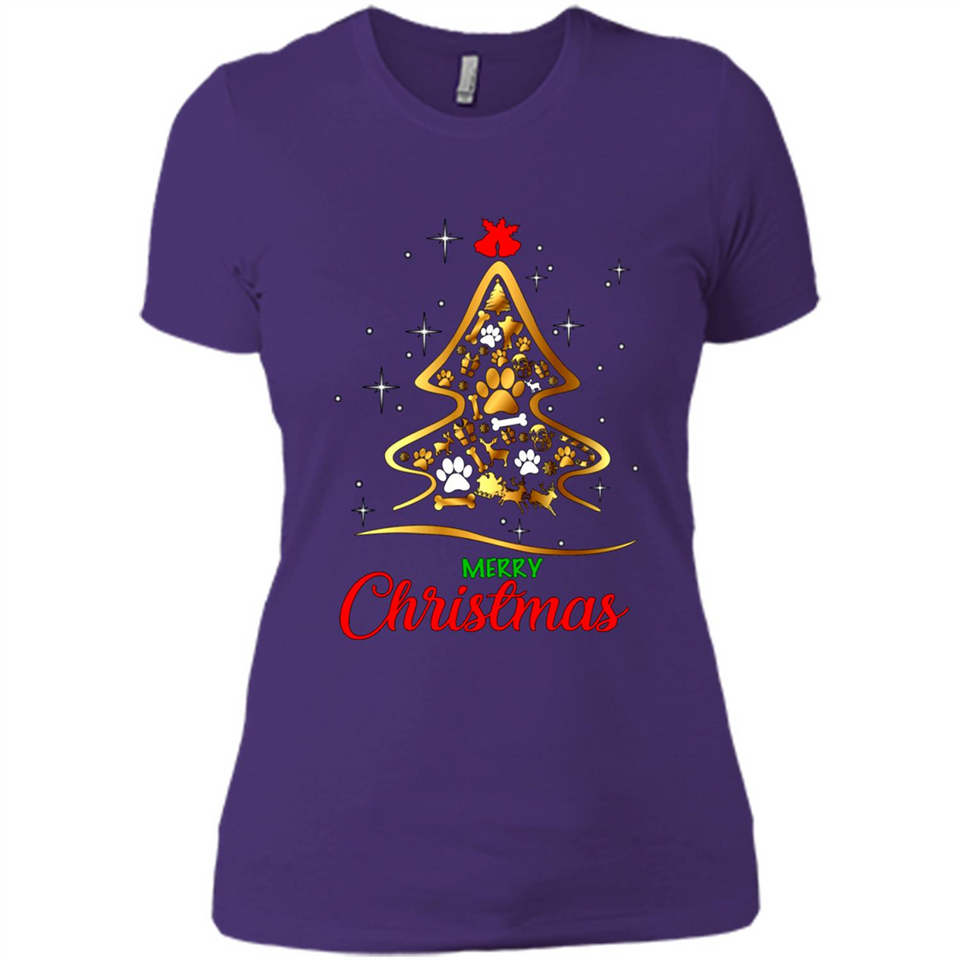 Merry Christmas Dogs Christmas Tree PING PONG