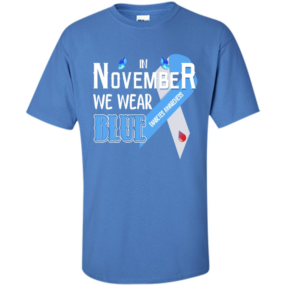 November We Wear Blue Diabetes Awareness