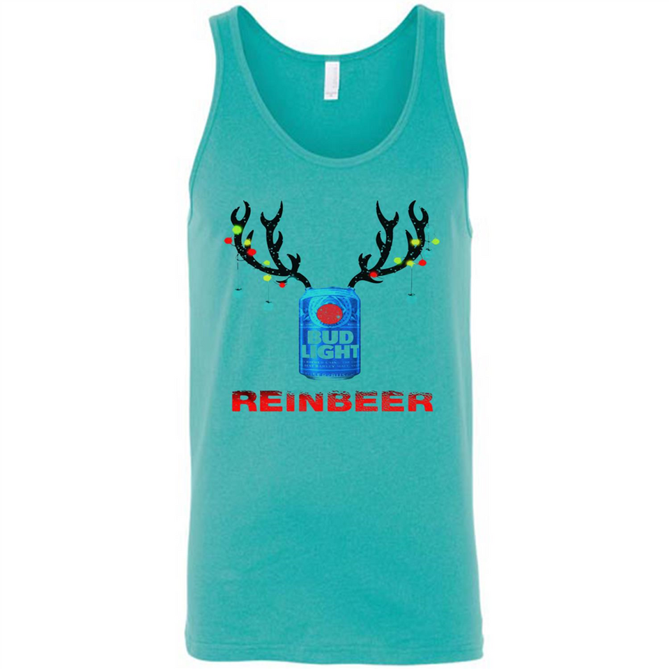 Bud light reinbeer Christmas - Canvas Unisex Tank