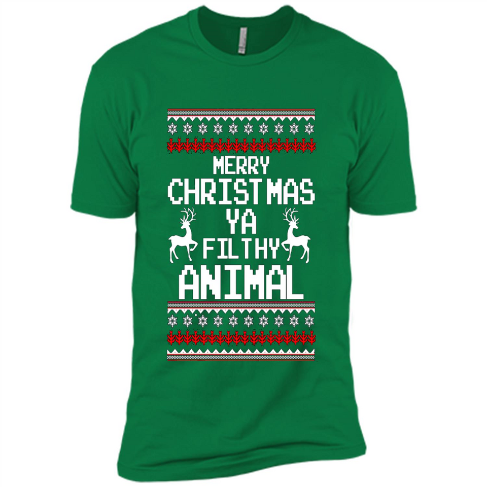 Merry Christmas ya filthy animal ulgy sweater PINGPONG