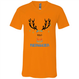 Busch Reinbeer Funny Beer Reindeer Christmas Sweatshirt - Canvas Unisex V-Neck