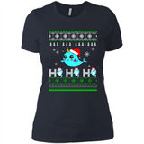 Narwhal christmas sweatshirt hoodie long PINGPONG - Ladies' Boyfriend T-Shirt