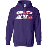 Snoopy loves NBA Chicago Bulls - Hoodie
