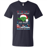 YODA SILENT NIGHT JEDI NIGHT CHRISTMAS UGLY SWEATER