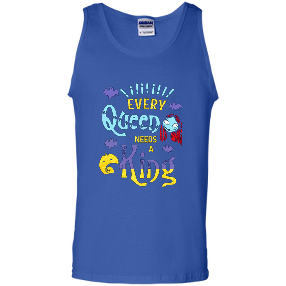 Nightmare Before Christmas Shirt - Sally Glitter Shirt - Every Queen needs a King PINGPONG