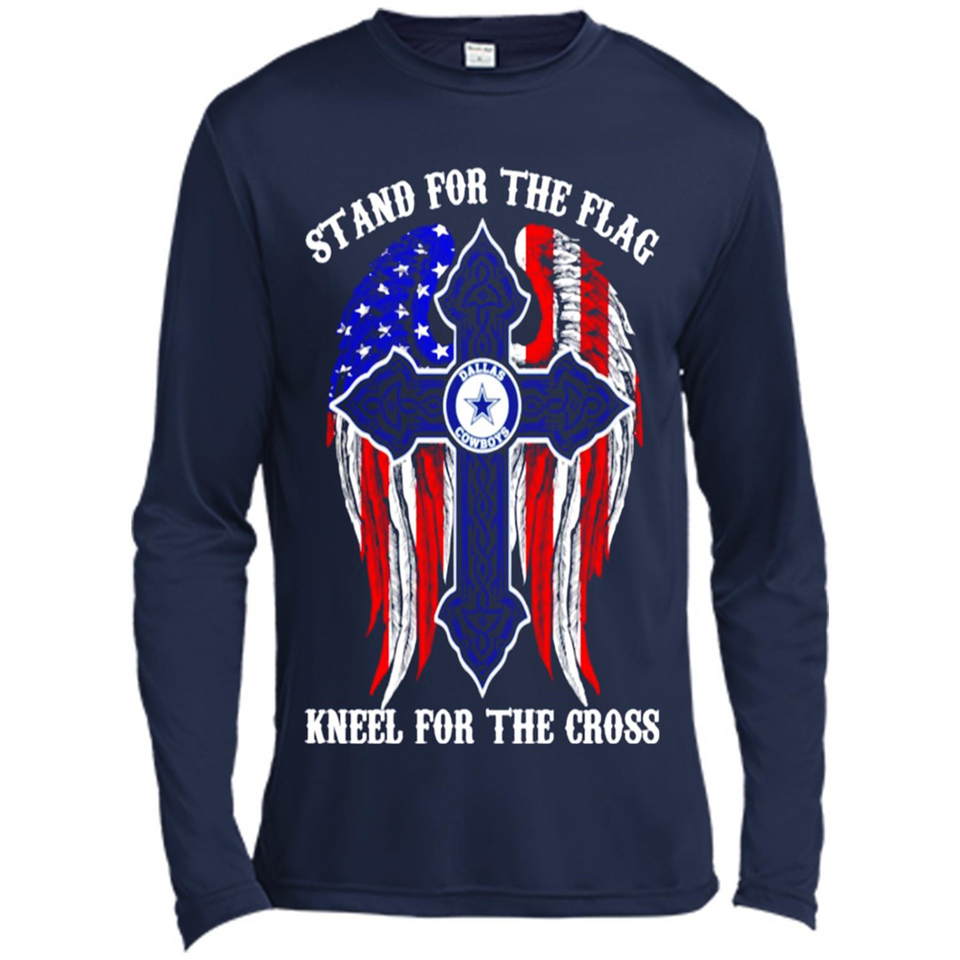 Dallas Cowboys - stand for the flag kneel for the cross