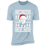 Fabulous Make Christmas Great Again Trump Ugly Christmas - Premium Short Sleeve T-Shirt
