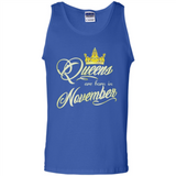 Queens Are Born In November Golden T-Shirt