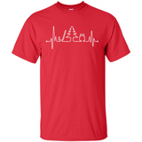 Heartbeat Christmas Tree T-shirt Funny Xmas Costume