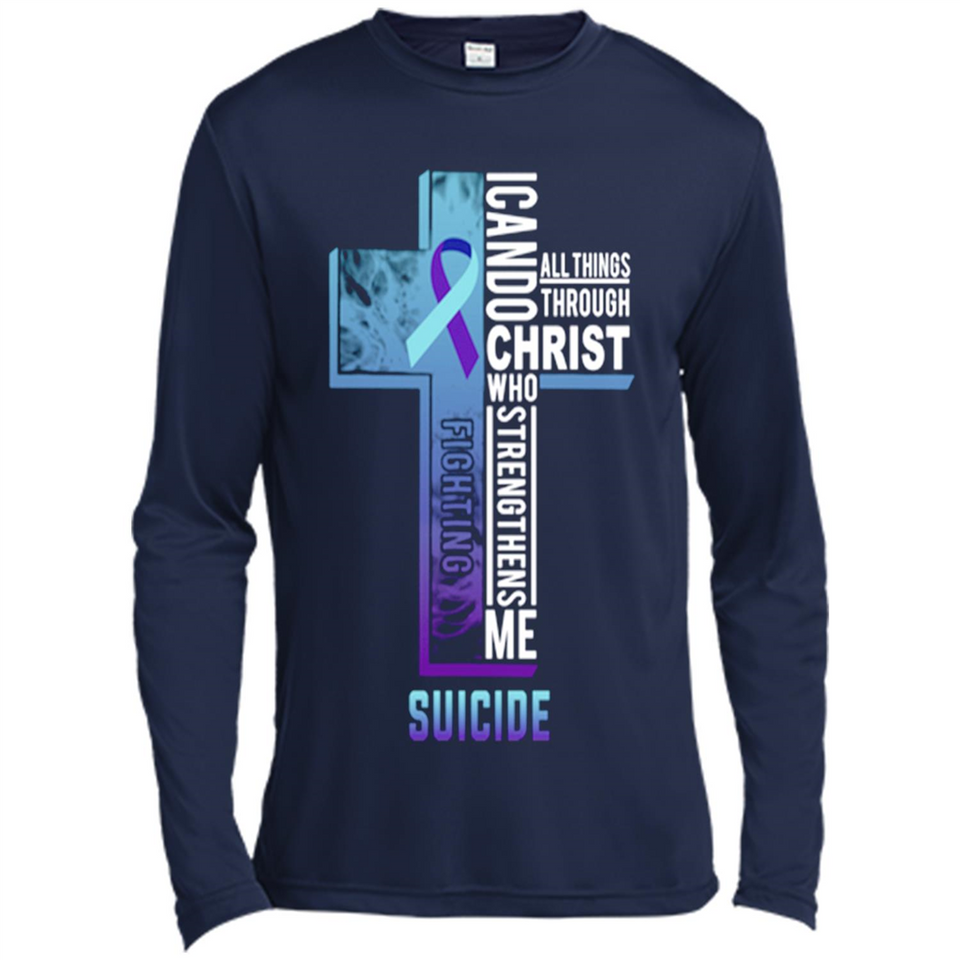 I can do all things through christ who strengthens me fighting Suici e Jesus