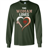 This Woman love Browns NFL football team - Long Sleeve T-Shirt