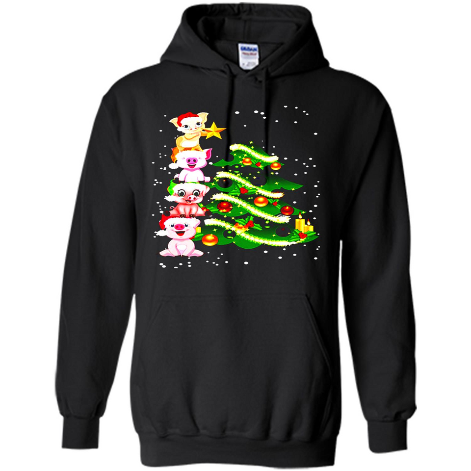 Pigs Christmas T Shirt PINGPONG - Hoodie