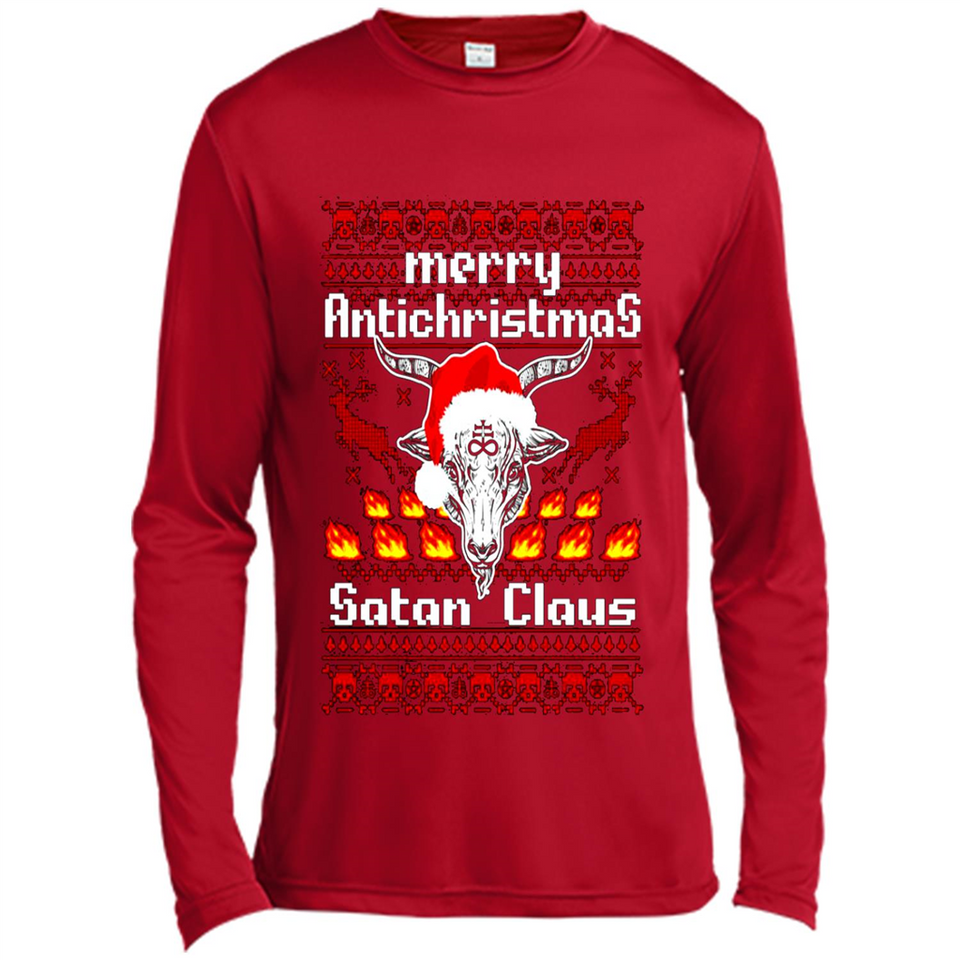 Merry Antichristmas Satan Claus Christmas sweater Sweater PINGPONG