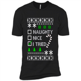 Naughty Nice I Tried Christmas sweatshirt PINGPONG