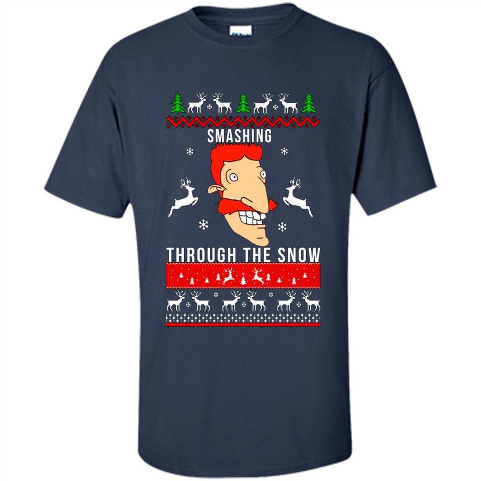 Nigel Thornberry Smashing through the snow Christmas sweatshirt PINGPONG