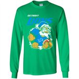 Grumpy Santa Claus Detroit Lions Football Team PINGPONG