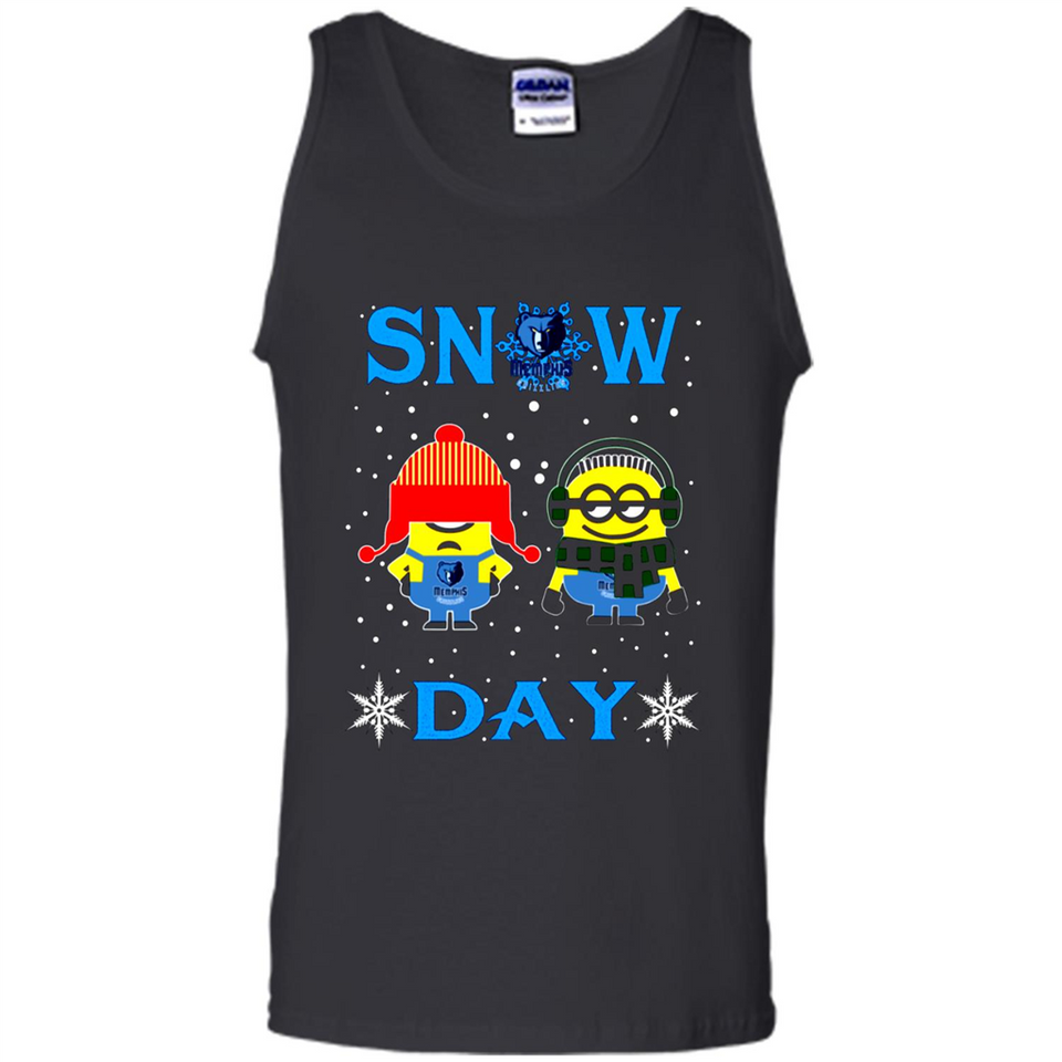 Snow Day Shirt For Memphis Grizzlies Vs Minion Fans pingpong