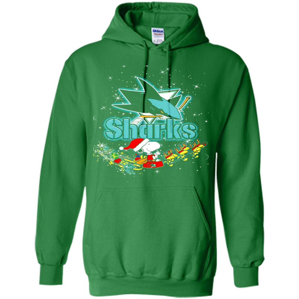 Snoopy Christmas San Jose Sharks - Hoodie