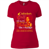 October Girl She Slays She Prays Beautiful Birthday PINGPONG
