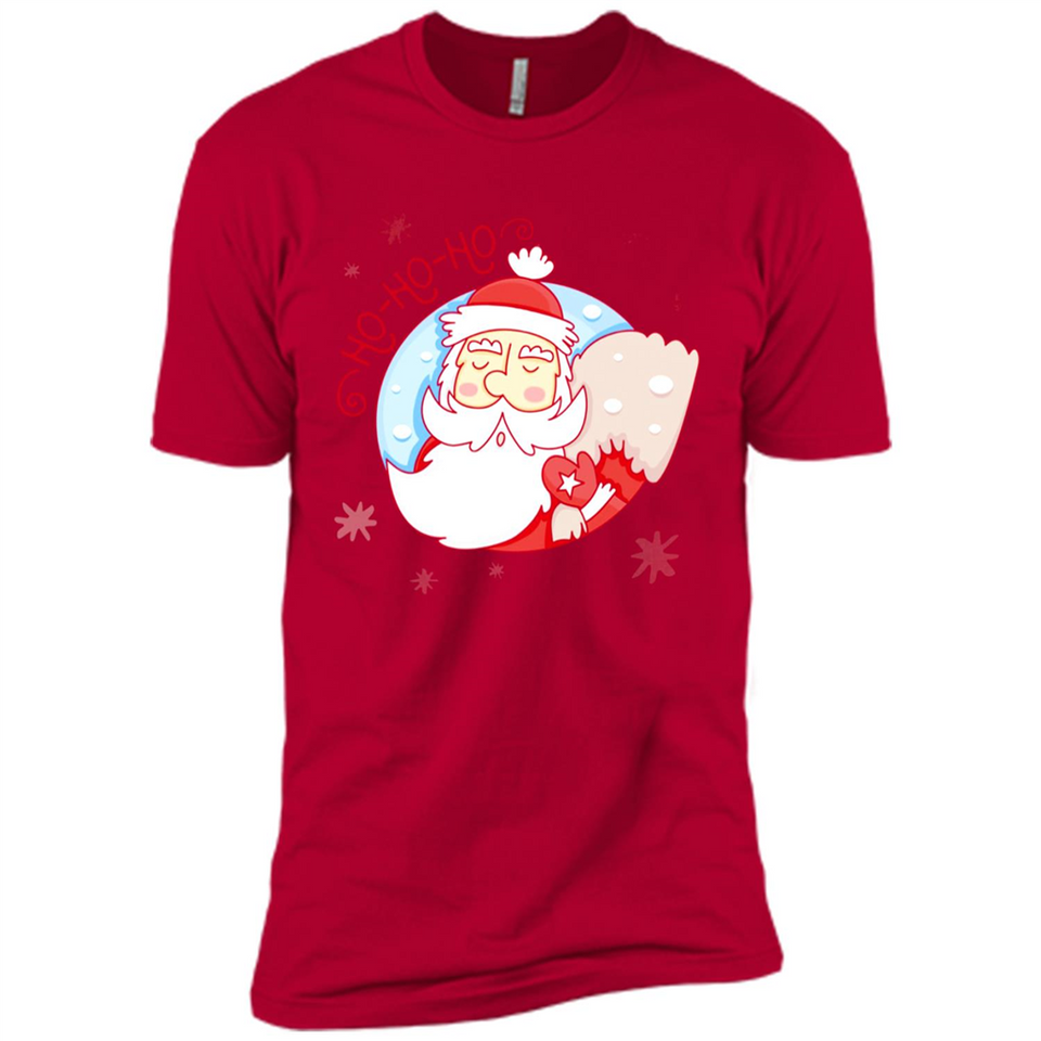 Cute Santa Claus Ho Ho Ho - Premium Short Sleeve T-Shirt