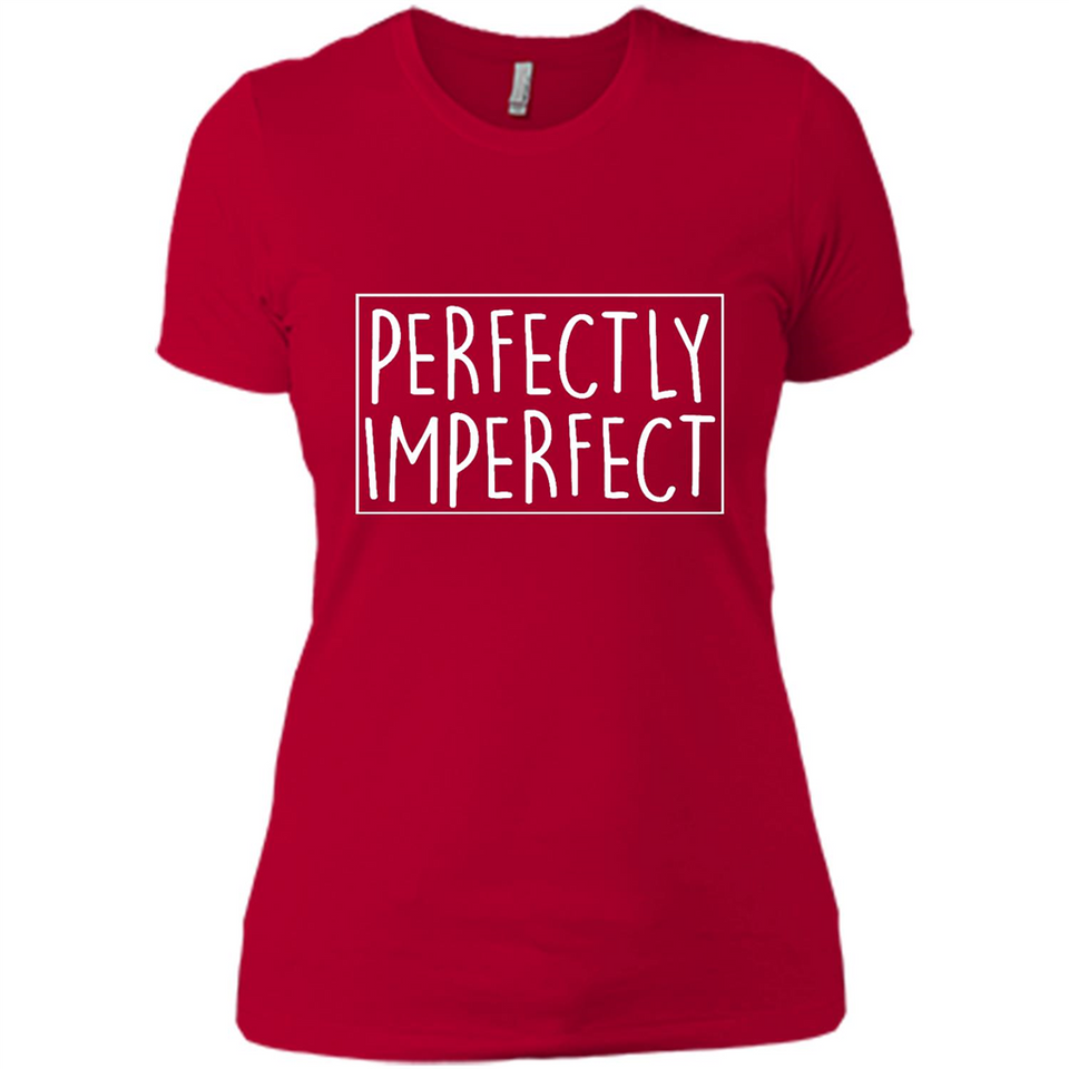 Perfectly Imperfect Black mugs PINGPONG - Ladies' Boyfriend T-Shirt