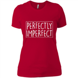 Perfectly Imperfect Black mugs PINGPONG - Ladies' Boyfriend T-Shirt