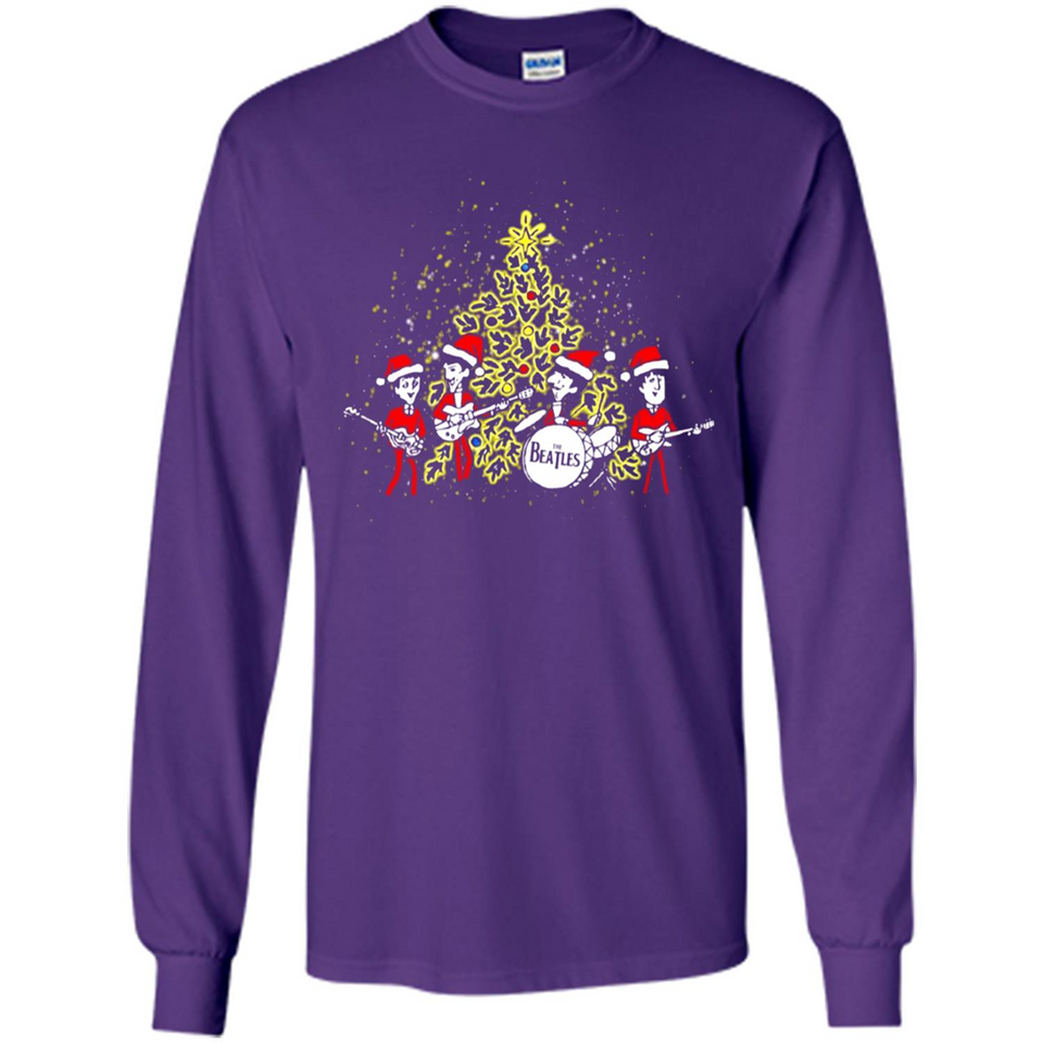 The Beatles chibi Christmas - Long Sleeve T-Shirt