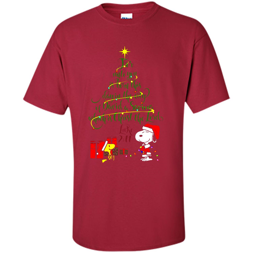 Snoopy Christmas Tree T-Shirt - Shirt