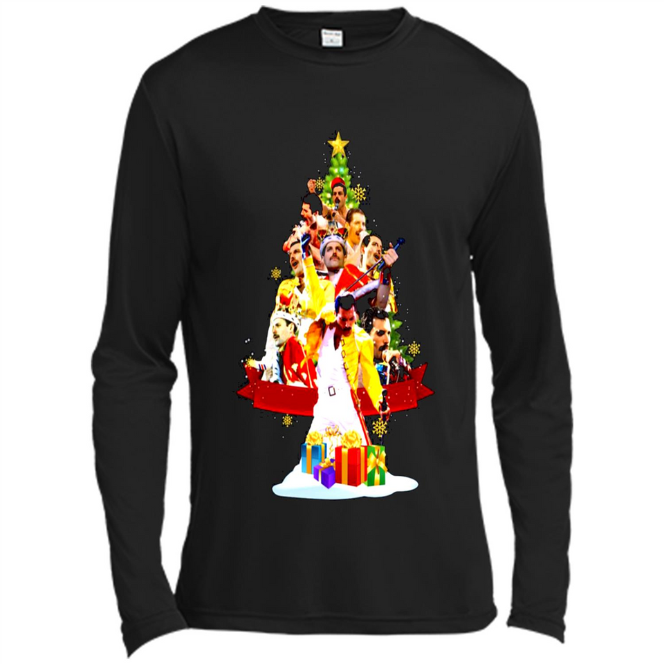 Freddie Mercury Christmas Tree Sweatshirt PING PONG