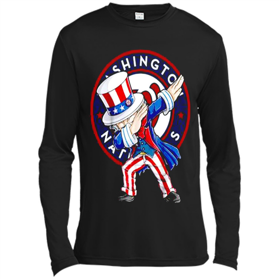 MLB WASHINGTON NATIONALS UNCLE SAM DABBING INDEPENDENCE DAY