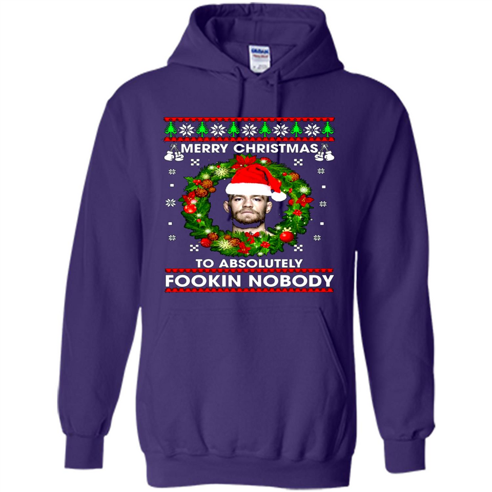 Merry Fookin Christmas Conor Mcgregor sweater PINGPONG