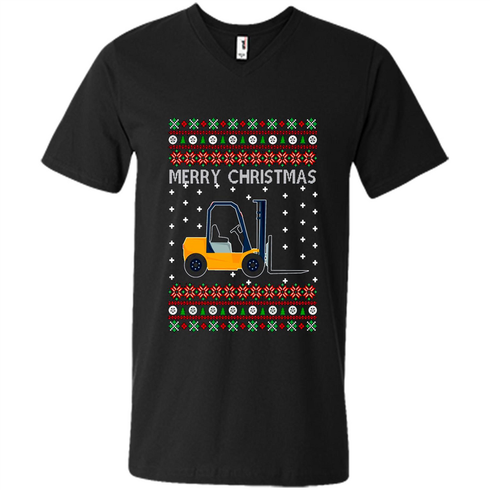 Merry Christmas Forklift ugly sweatshirt PINGPONG