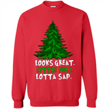 Looks Great Little Full Lotta Sap Funny Christmas PINGPONG