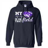 Abilene Christian Wildcats Football My Heart is on that Field - Hoodie