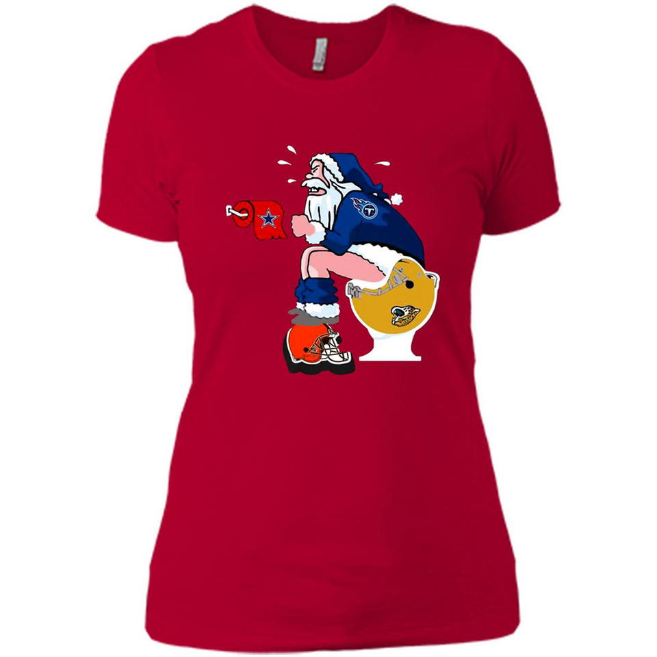 Tennessee Titans Santa Claus Toilet