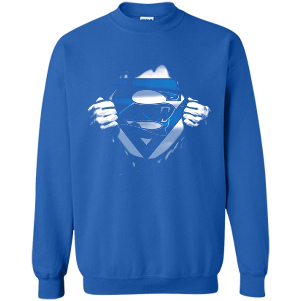 Carolina Panthers And Superman Fans - Sweatshirt