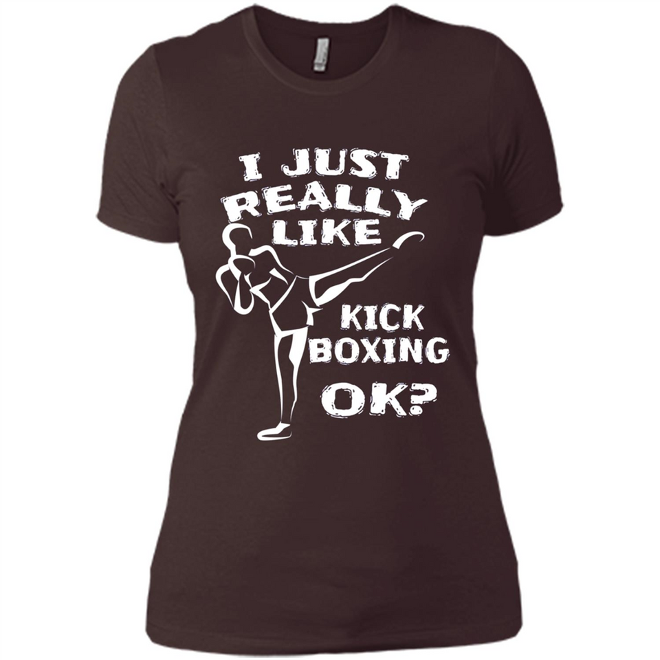 Kick Boxing Shirt Kick Boxer Boxing Workout - Ladies' Boyfriend T-Shirt