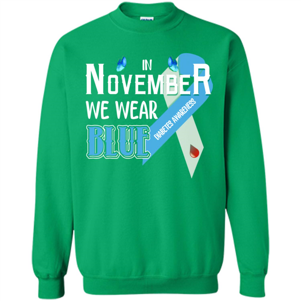 November We Wear Blue Diabetes Awareness