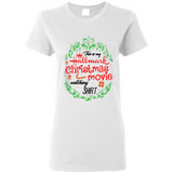 This is My Hallmark-Christmas Movies Watching Sporty T-Shirt - Ladies Short-Sleeve