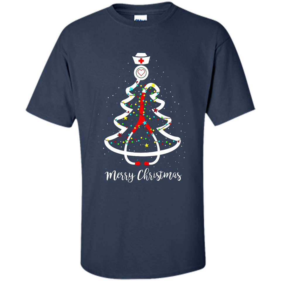 Christmas tree Nurse merry Christmas - Shirt