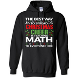 Math Teacher Christmas Shirt Christmas Cheer - Hoodie